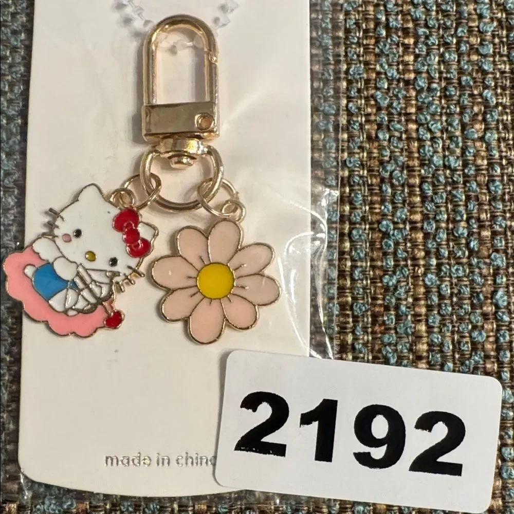 2192 Hello Kitty Zipper Pull & Bag Charm‎